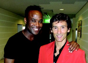 Producer and choreographer Steven Haynes and Portuguese choreographer Cesar Augusta Moniz