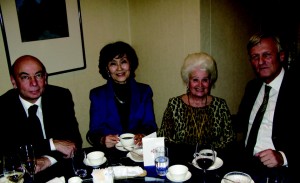 Turkish Ambassador Sermet Atacanli, Emiko Matsuzaki, Lilo Maruyama, and German Ambassador Hans Joachim Daerr.