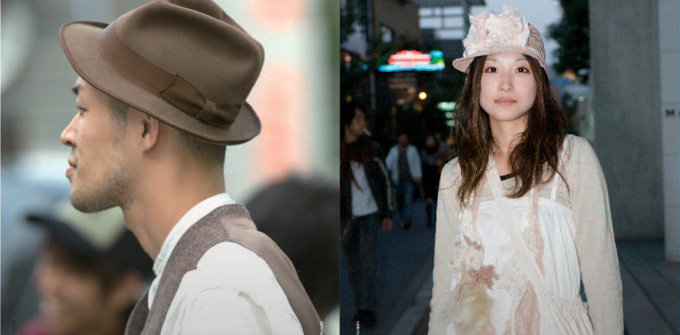 Hats on the Streets of Tokyo