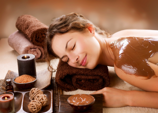 A chocolate spa treatment at Holistic Sanctuary