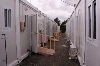 In Ishinomaki: temporary housing constructed for the disabled