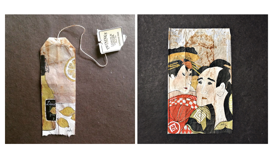 tea bag art