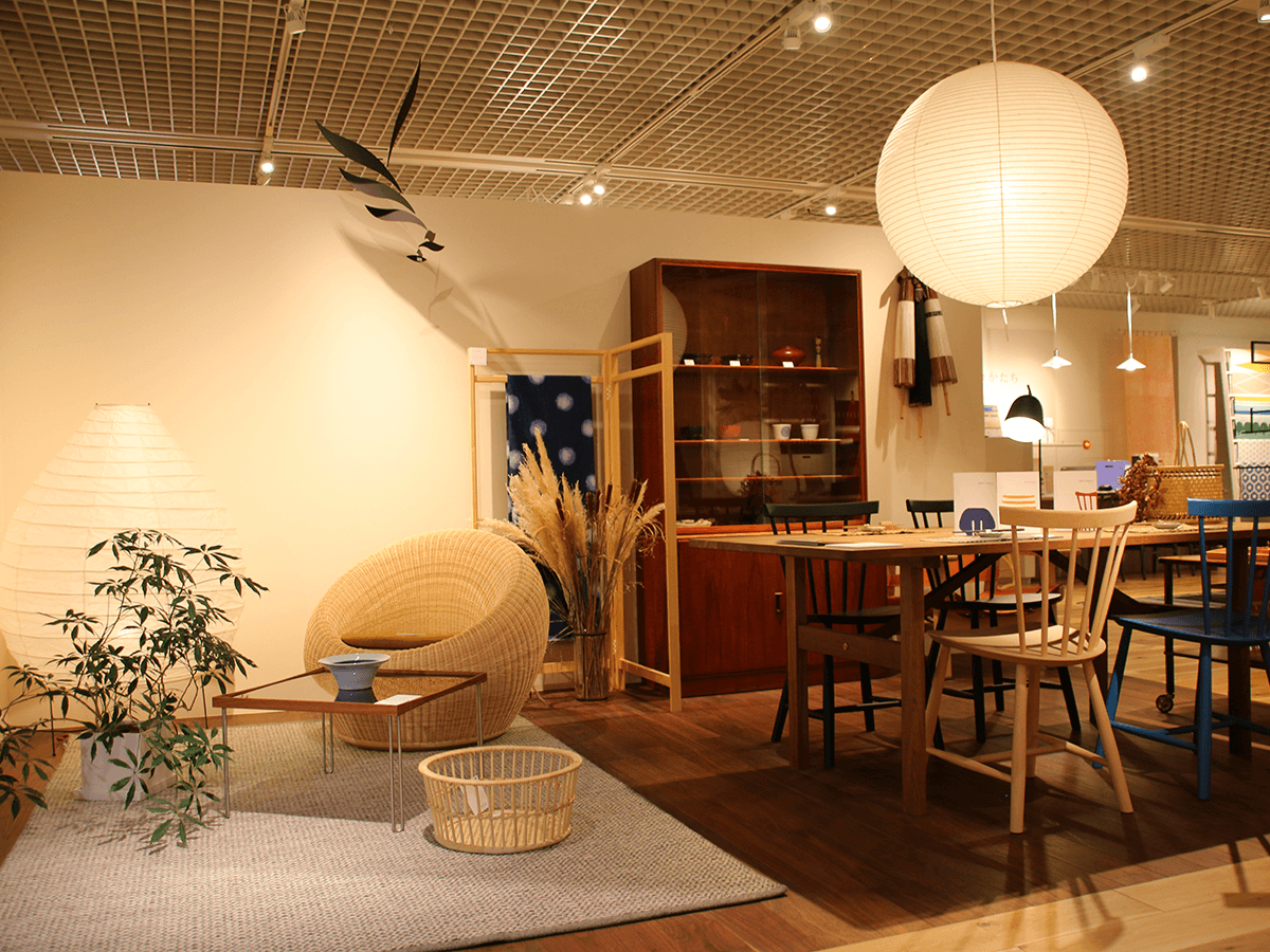 Kurashi no katachi store at living design center ozone