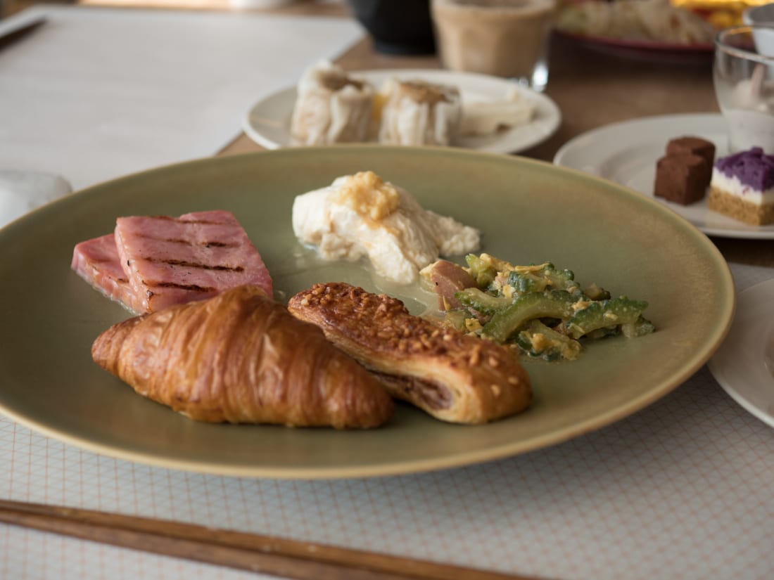 Breakfast buffet at Fusaki Beach Resort in Okinawa