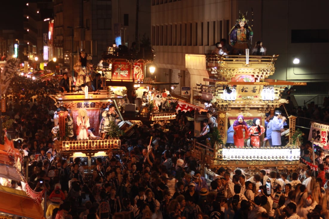 Ishioka Festival at Night