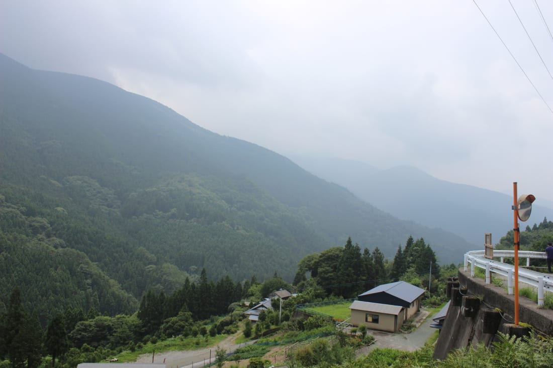 Mountain roads in Kochi Prefecture, Shikoku