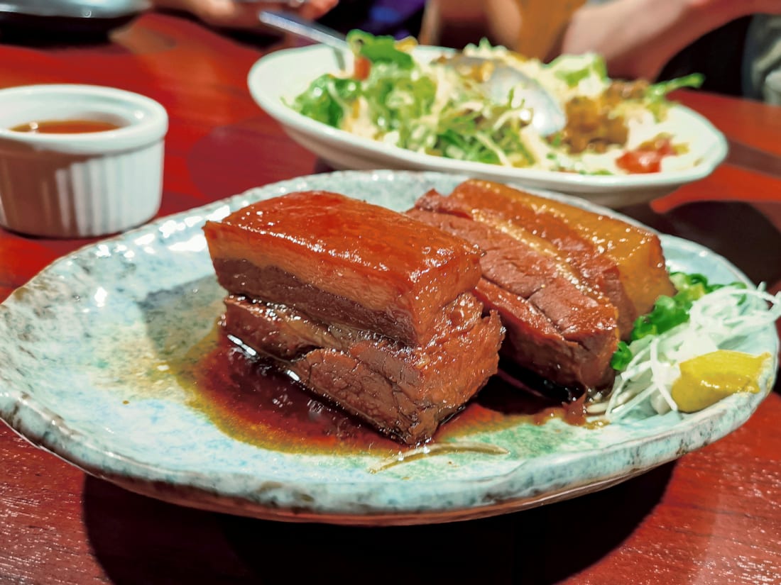 Rafute dish from Okinawa