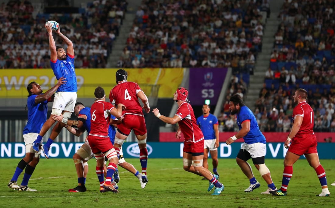 Russia vs Samoa at Rugby World Cup