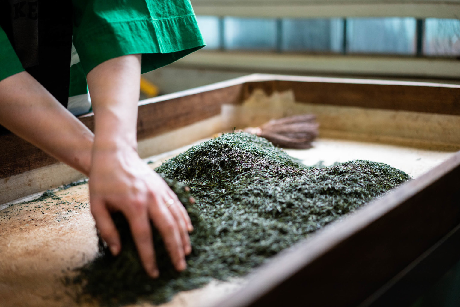 Green tea at Sayama Green Tea School