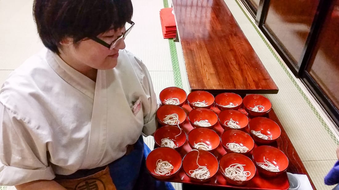 Wanko Soba from Iwate Prefecture