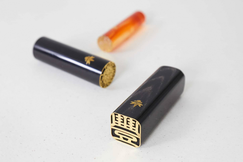 Japanese hanko seal