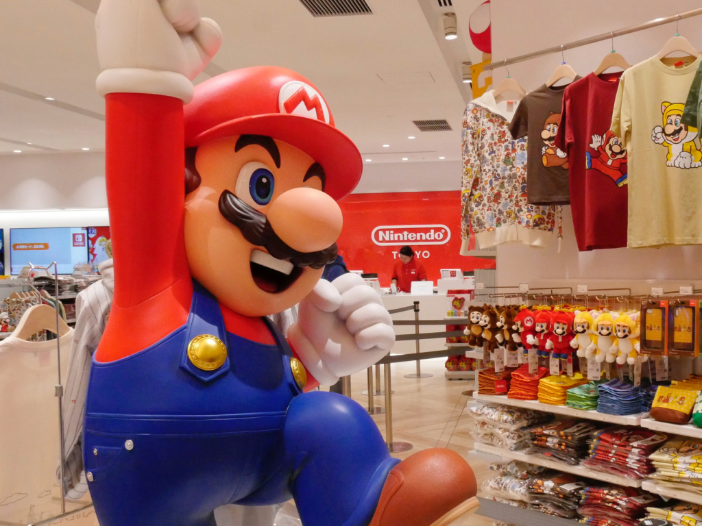 Nintendo store in Shibuya