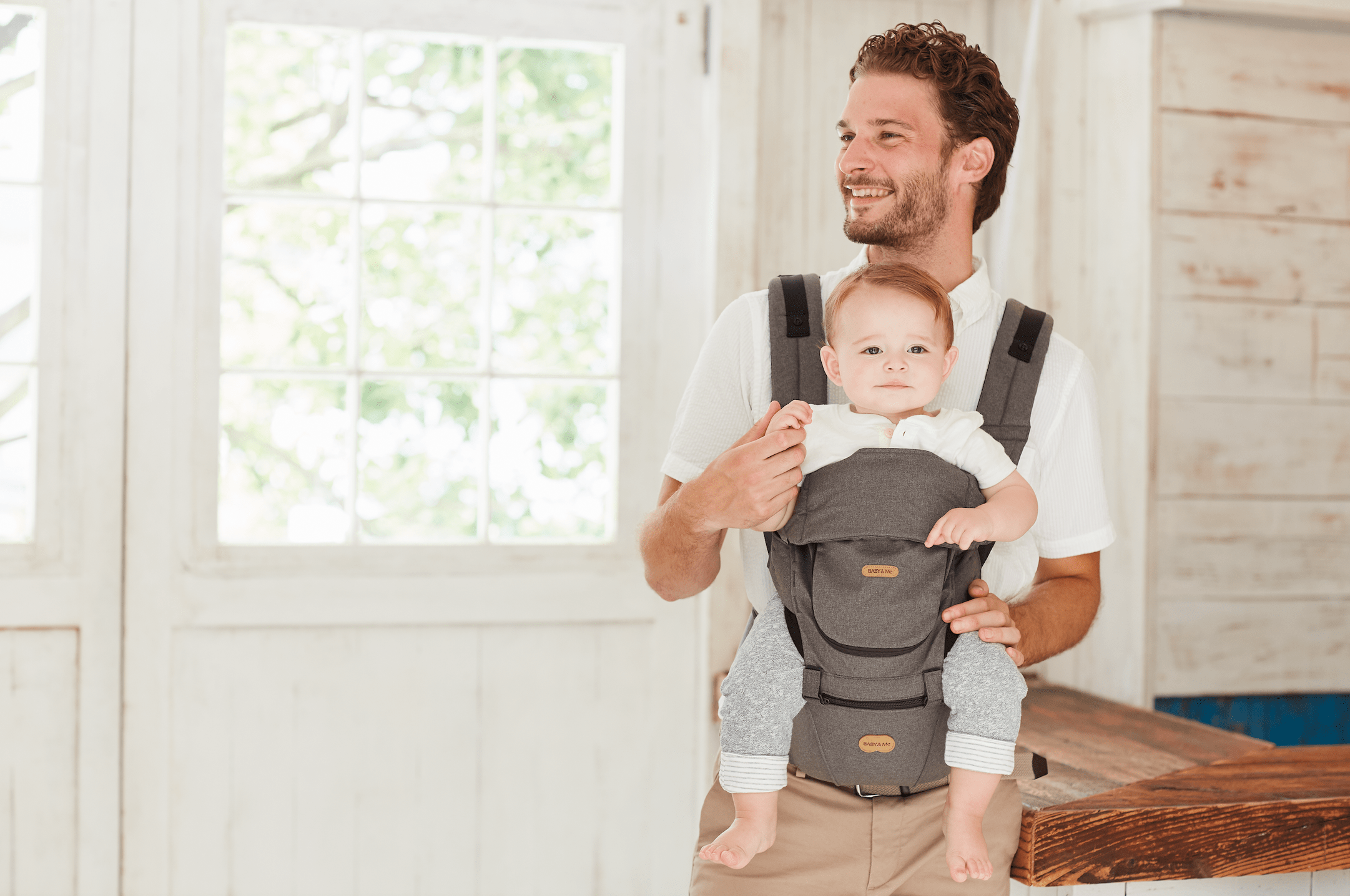 dad with baby