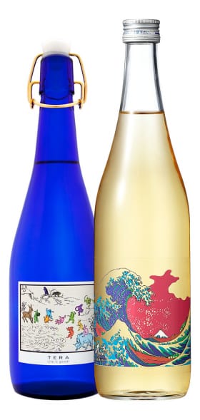 sake bottles