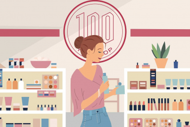 100-Yen Skincare products