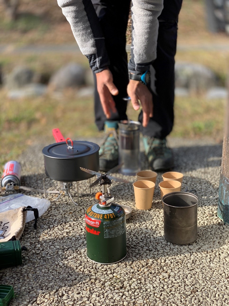 Handdrip coffee in the valley