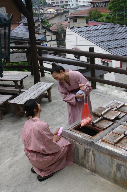 Nozawa Onsen eggs