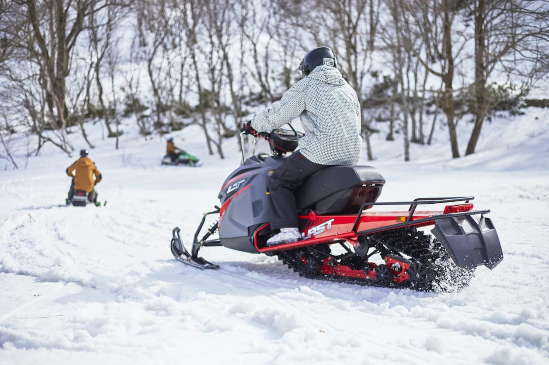 Channel Square snowmobile