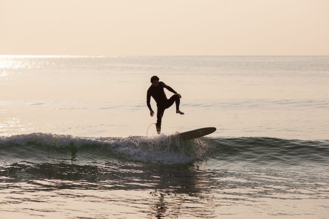 Surfer in Shikoku Japan