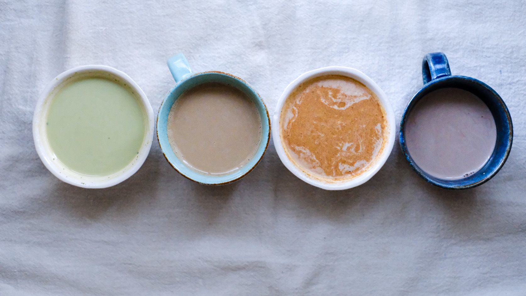 different amazake drinks