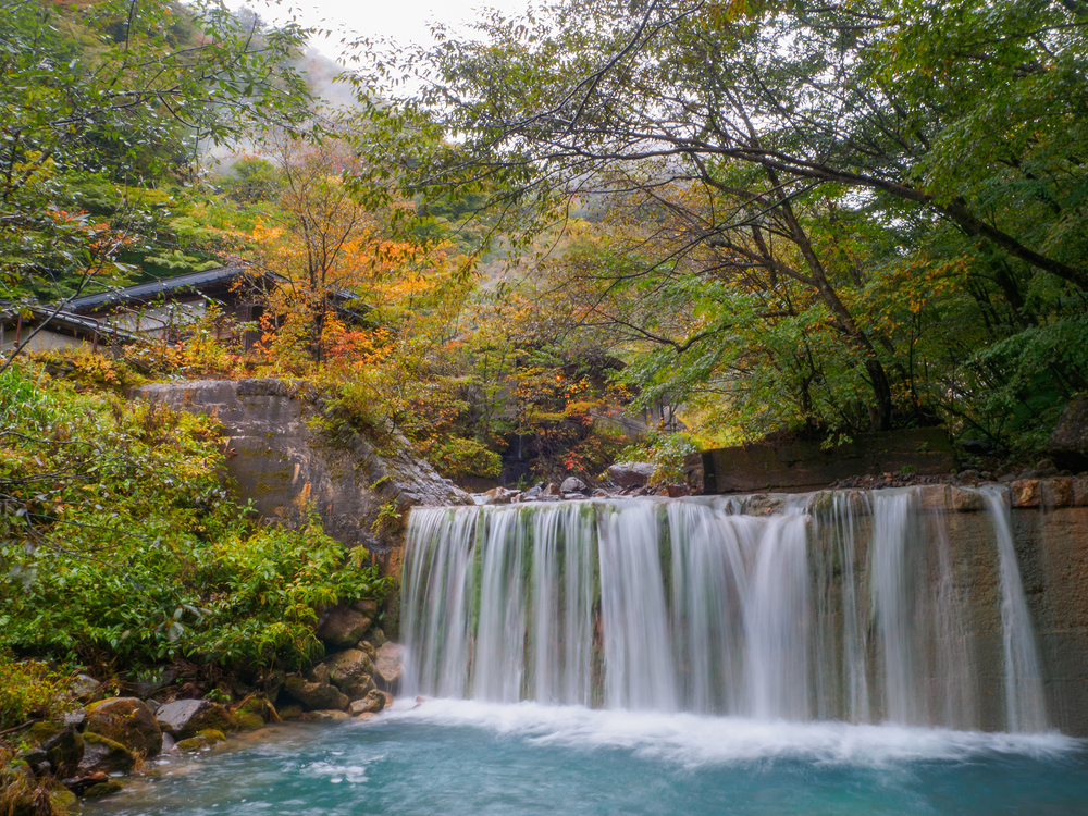 Nasu onsen waterfall