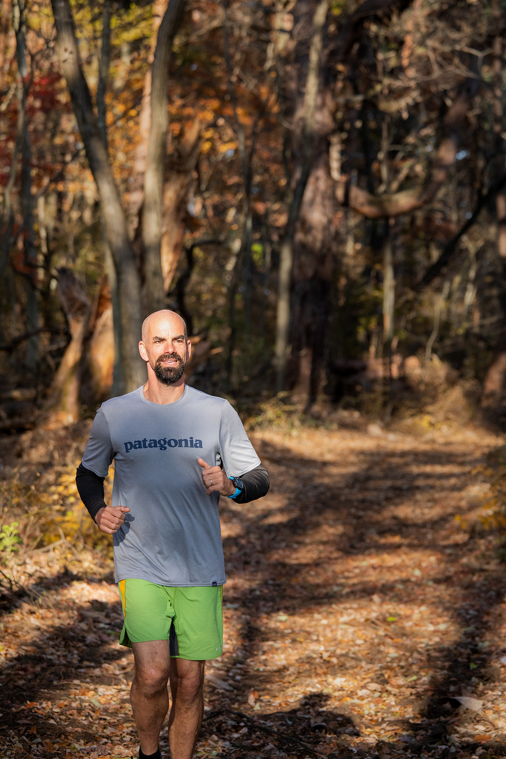 Cory McGown Adventure Partner running