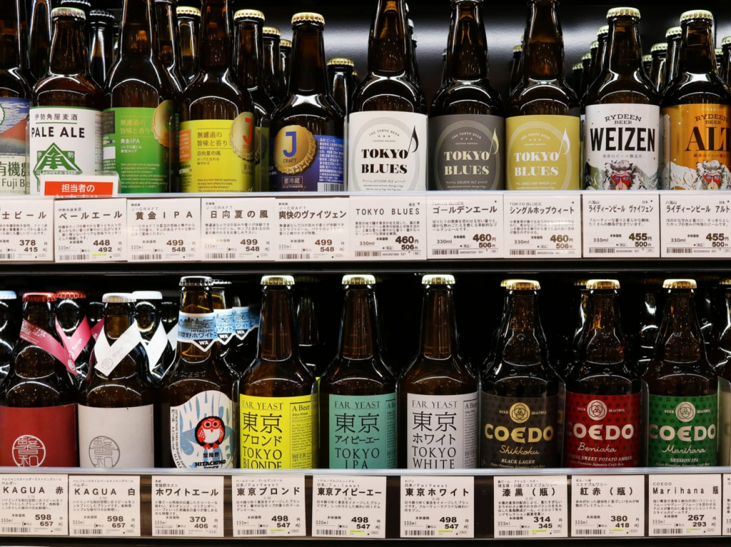 Japanese craft beers