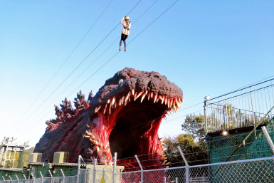 awaji island godzilla zipline