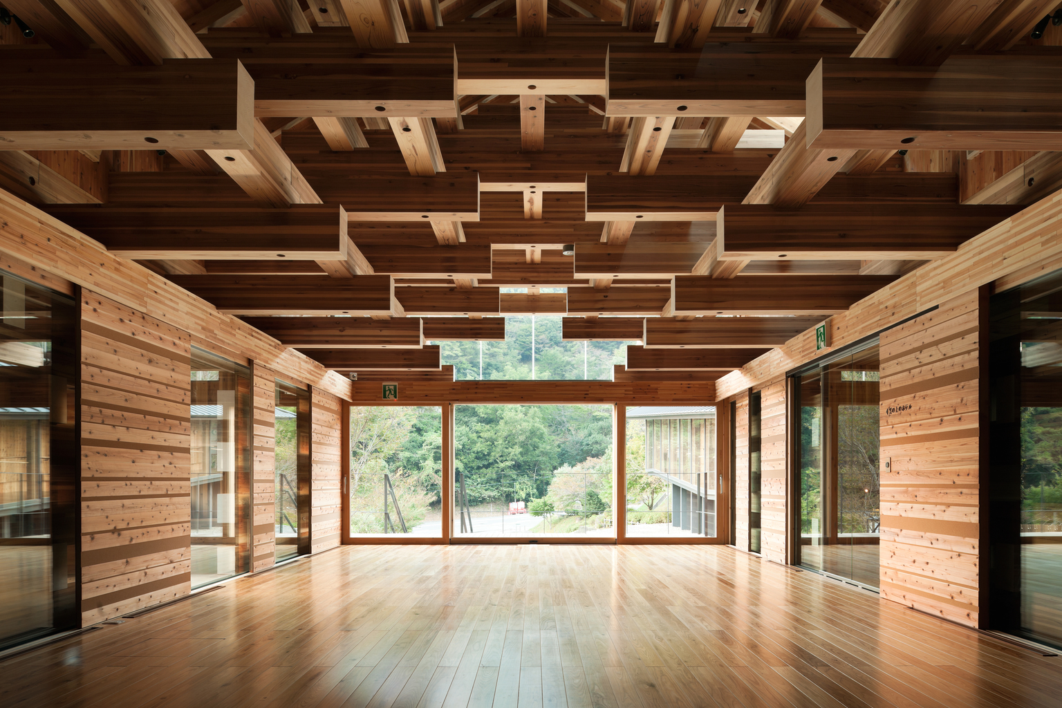 Yusuhara Wooden Bridge Museum © Takumi Ota