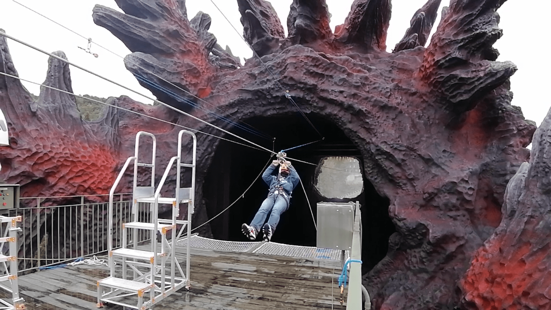 awaji island godzilla zipline