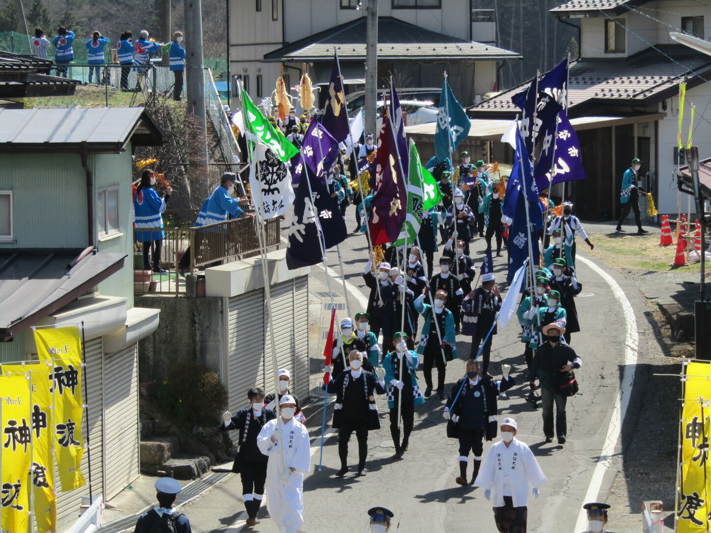 Onbashira festival photo by author