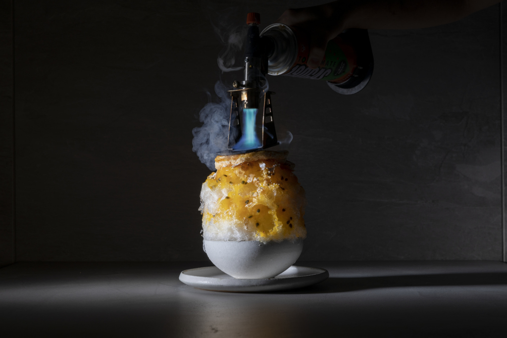 PASSIONFRUIT BLOWTORCH SHAVED ICE ADZUKI TO KOURI YOYOGI