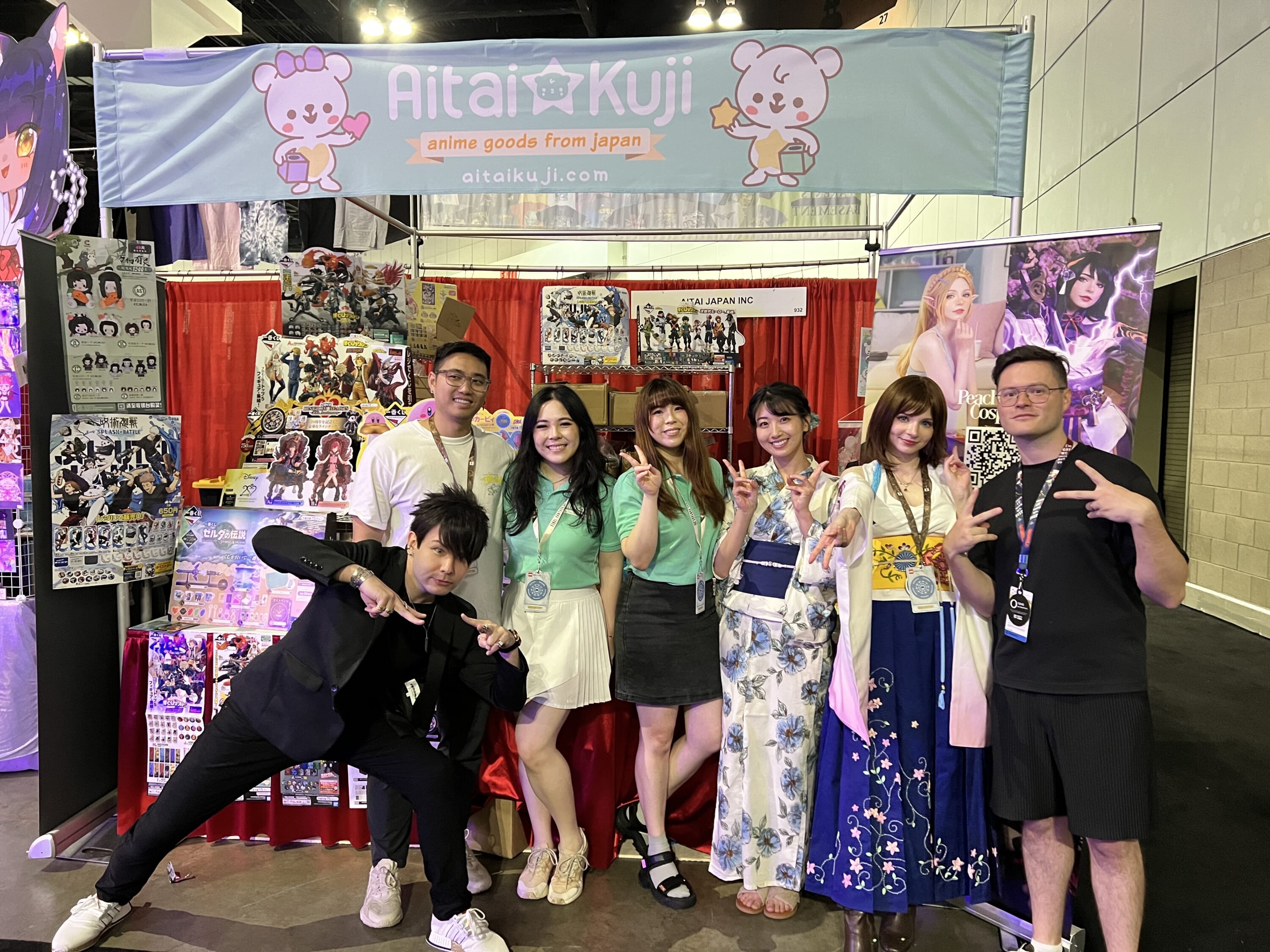 Aitai☆Kuji anime goods booth