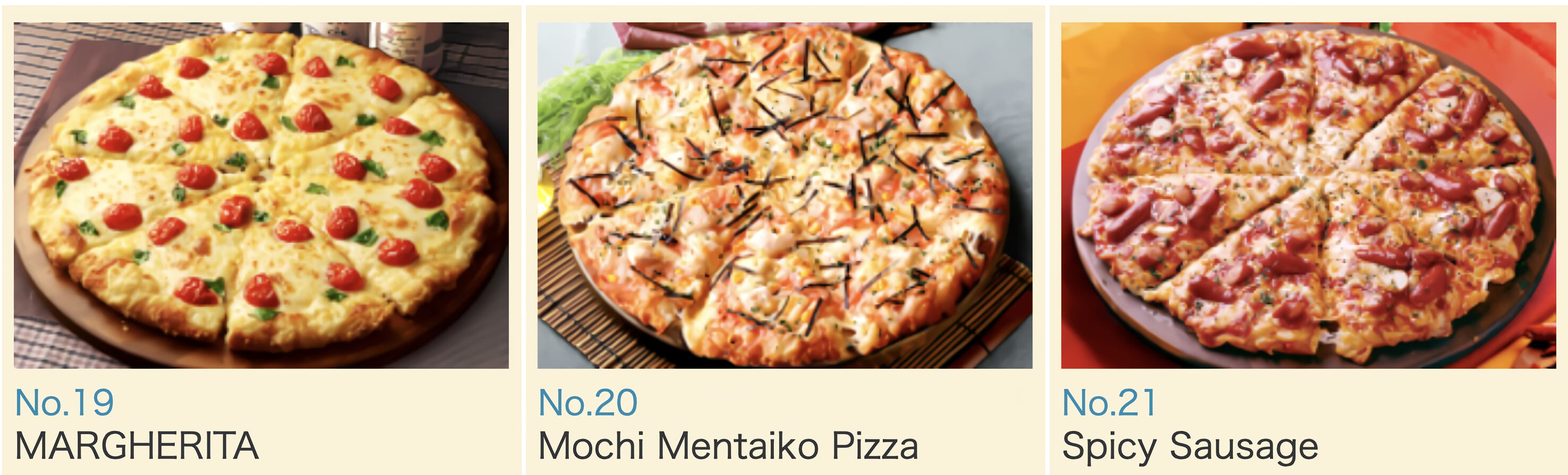 strange pizza toppings japan