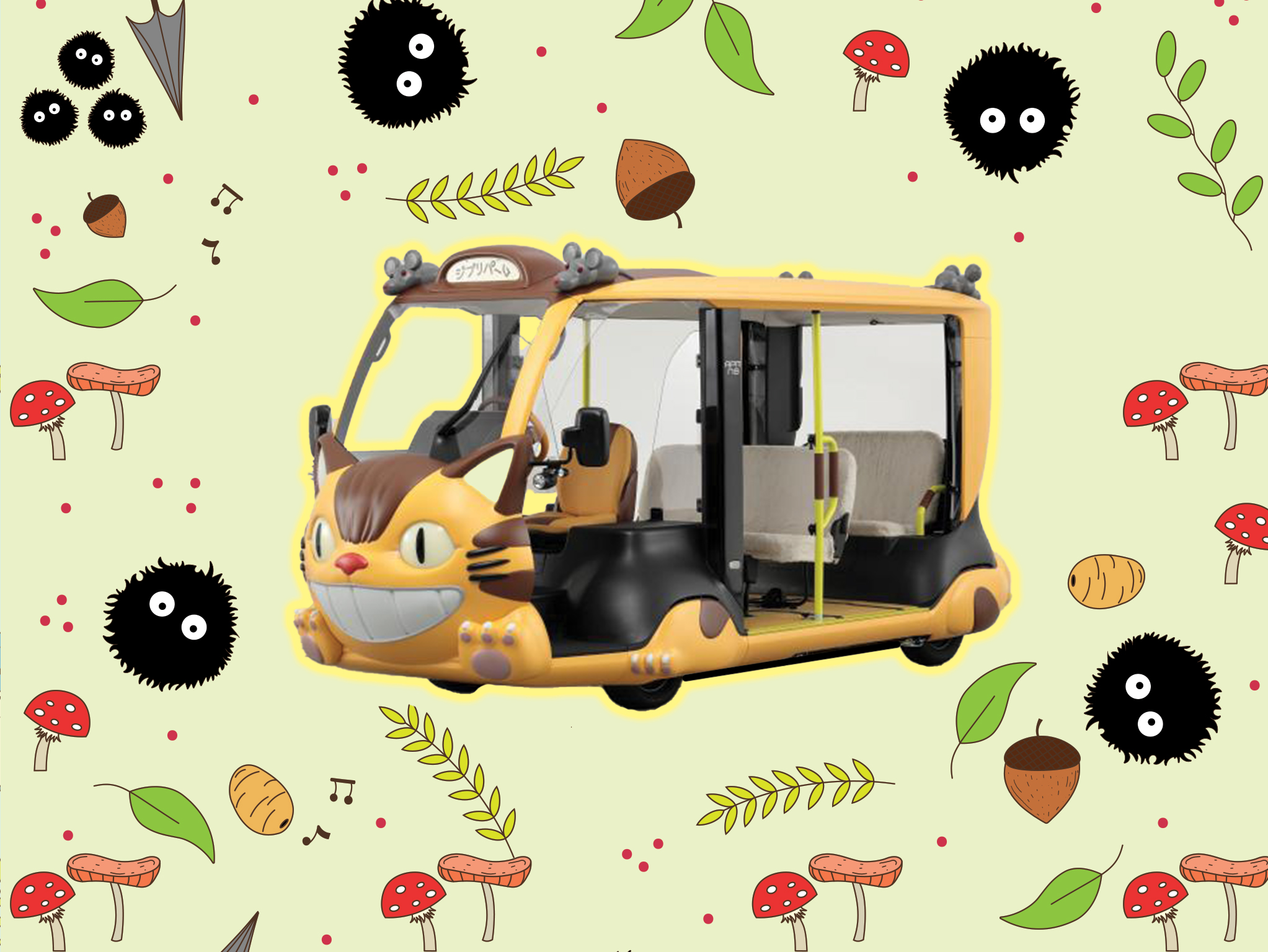 ghibli cat bus revealed