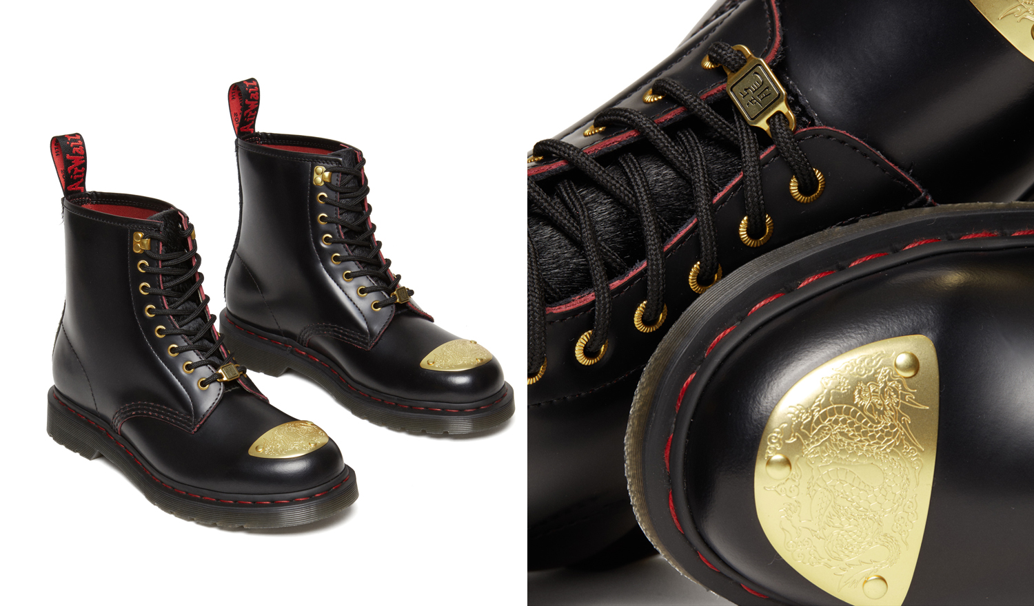 doc martens dragon shoe