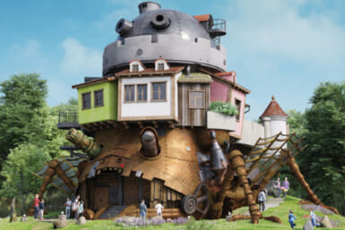 ghibli park howl's castle