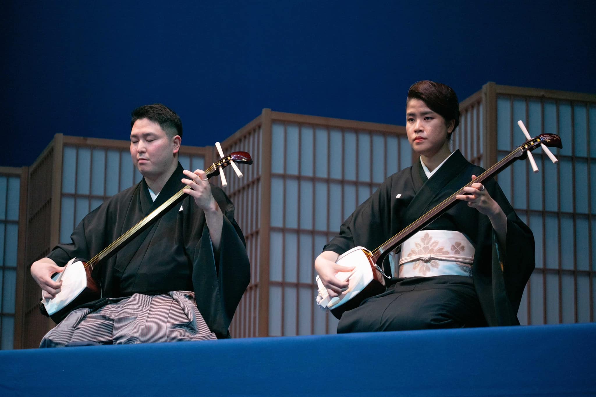 Female Shamisen Player Amane Sakaguchi