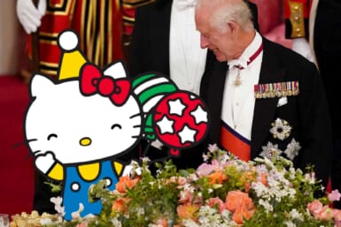 hello kitty king charles