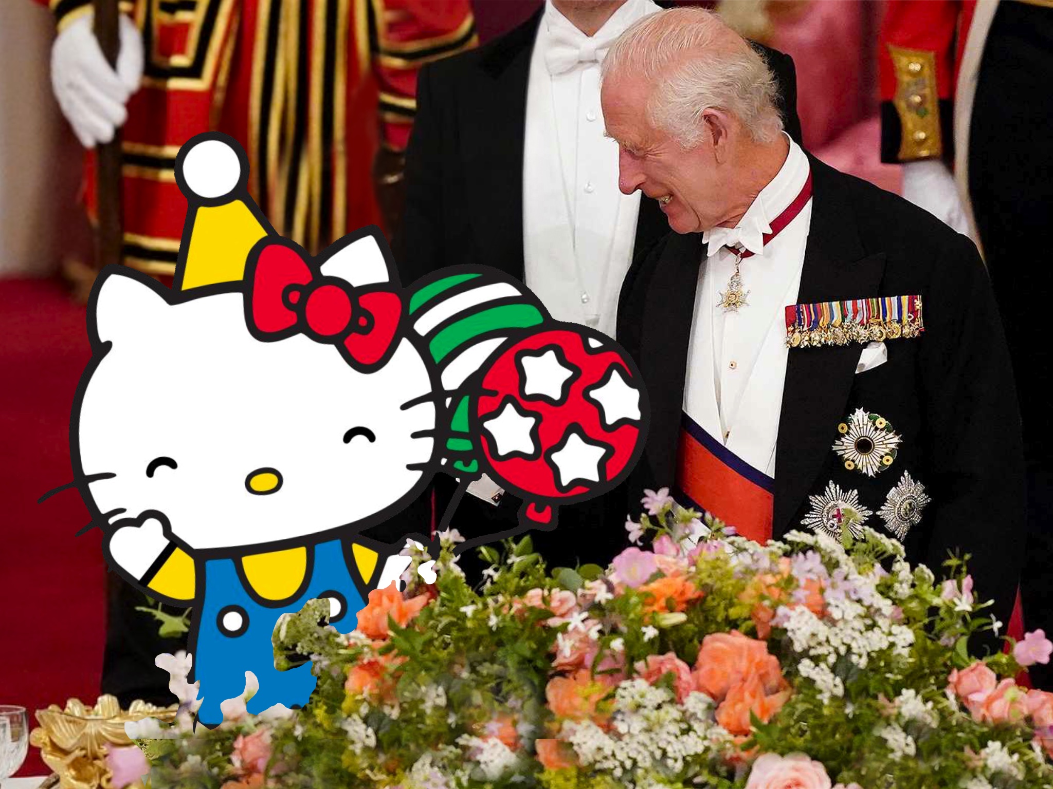 hello kitty king charles