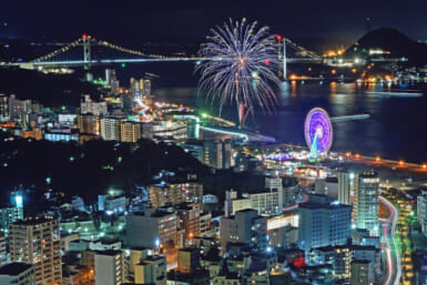 fukuoka summer festivals fireworks